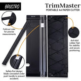 BRUSTRO, Paper Cutter - Trim Master | Portable | A4.