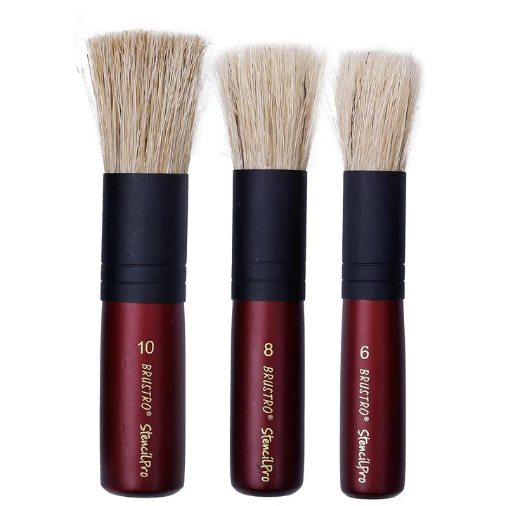 BRUSTRO, Stencilpro Brush | Set of 3.