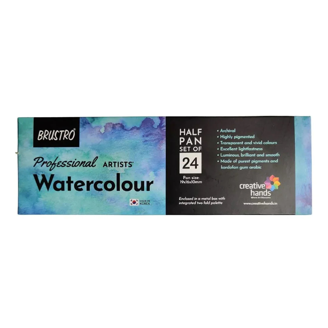 BRUSTRO, Water colour - Professional Artists | Half Pan.