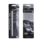 BRUSTRO, Charcoal Pencils - Artists | Set Of 4 .
