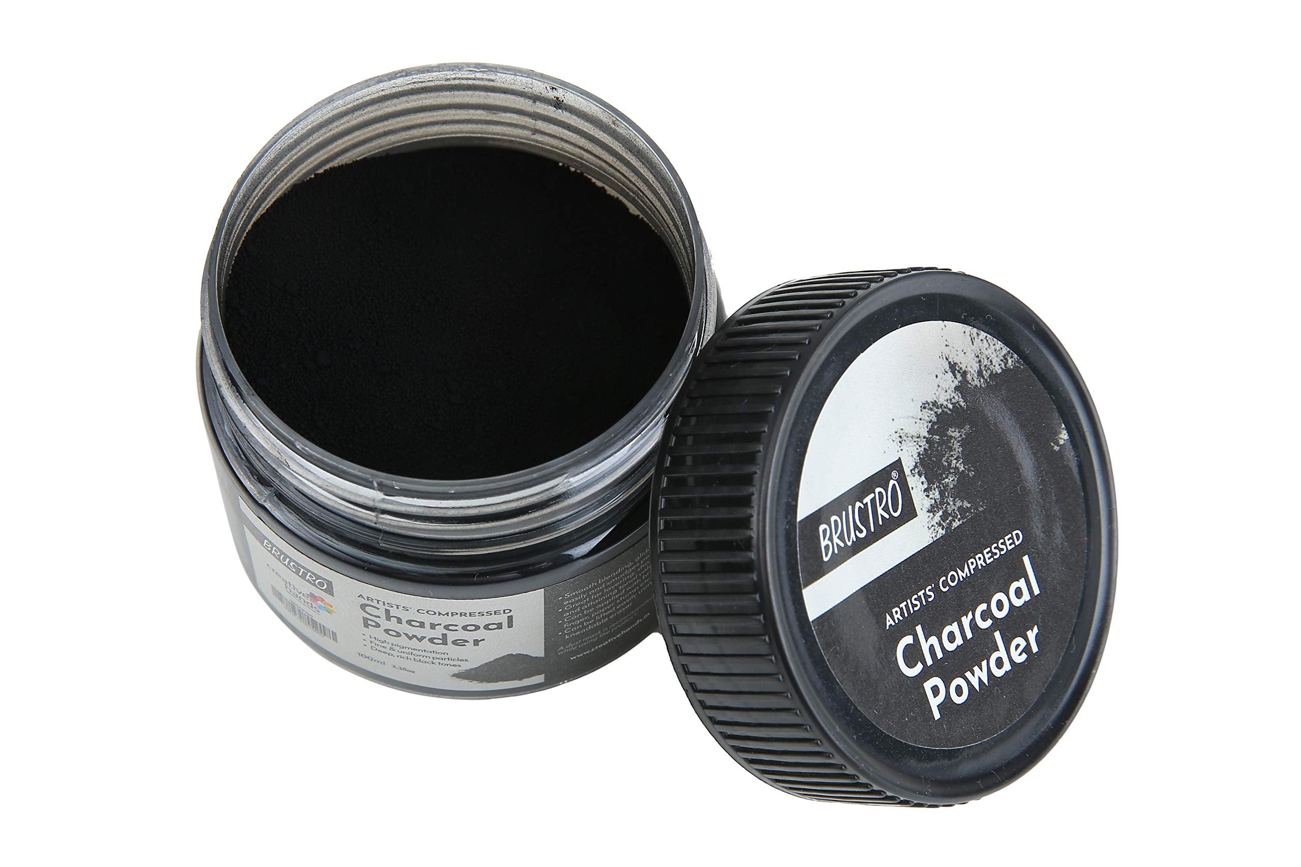 BRUSTRO, Charcoal Powder - Artists | Compressed | 100 ml.