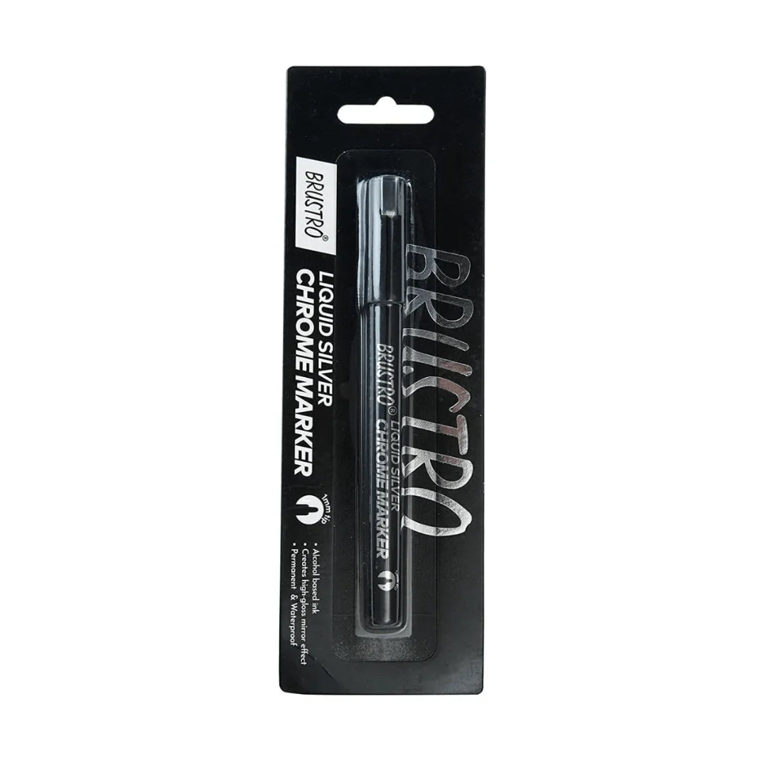 BRUSTRO, Chrome Marker, Liquid Silver | 1.0 mm.