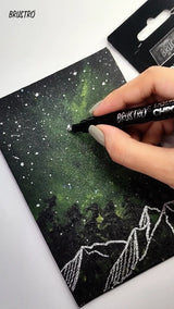 BRUSTRO, Chrome Marker, Liquid Silver | 1.0 mm.