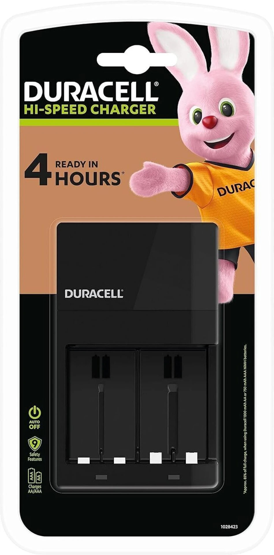 DURACELL, Hi-Speed Charger | 2 PIN.
