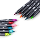 TOMBOW, Brush Pen - Dual | Tropical Palette | Set of 6.