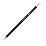 FABER-CASTELL, Pencil - Black Matt Eraser Tip | 2B | Pack of 10.
