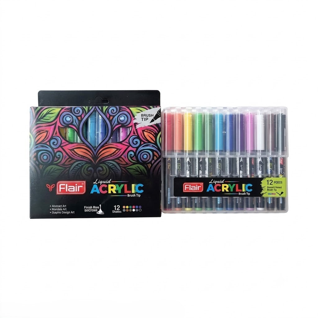 FLAIR, Paint Marker - Liquid Acrylic | Set of 12.