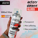 BRUSTRO, Varnish Spray - Artists | Gloss | 200 ml.