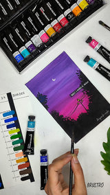 BRUSTRO, Gouache Colour - Artists | 12Shades | 12ml.