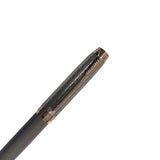 PARKER, Rollerball Pen - AMBIENT DELUXE | Grey | Rose Gold Trim.