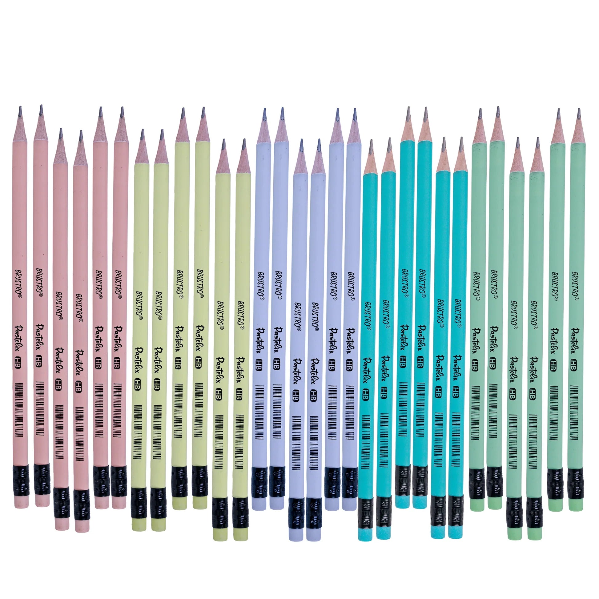 BRUSTRO, HB Pencil - Pastelix | 30pc.