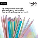 BRUSTRO, HB Pencil - Pastelix | 30pc.