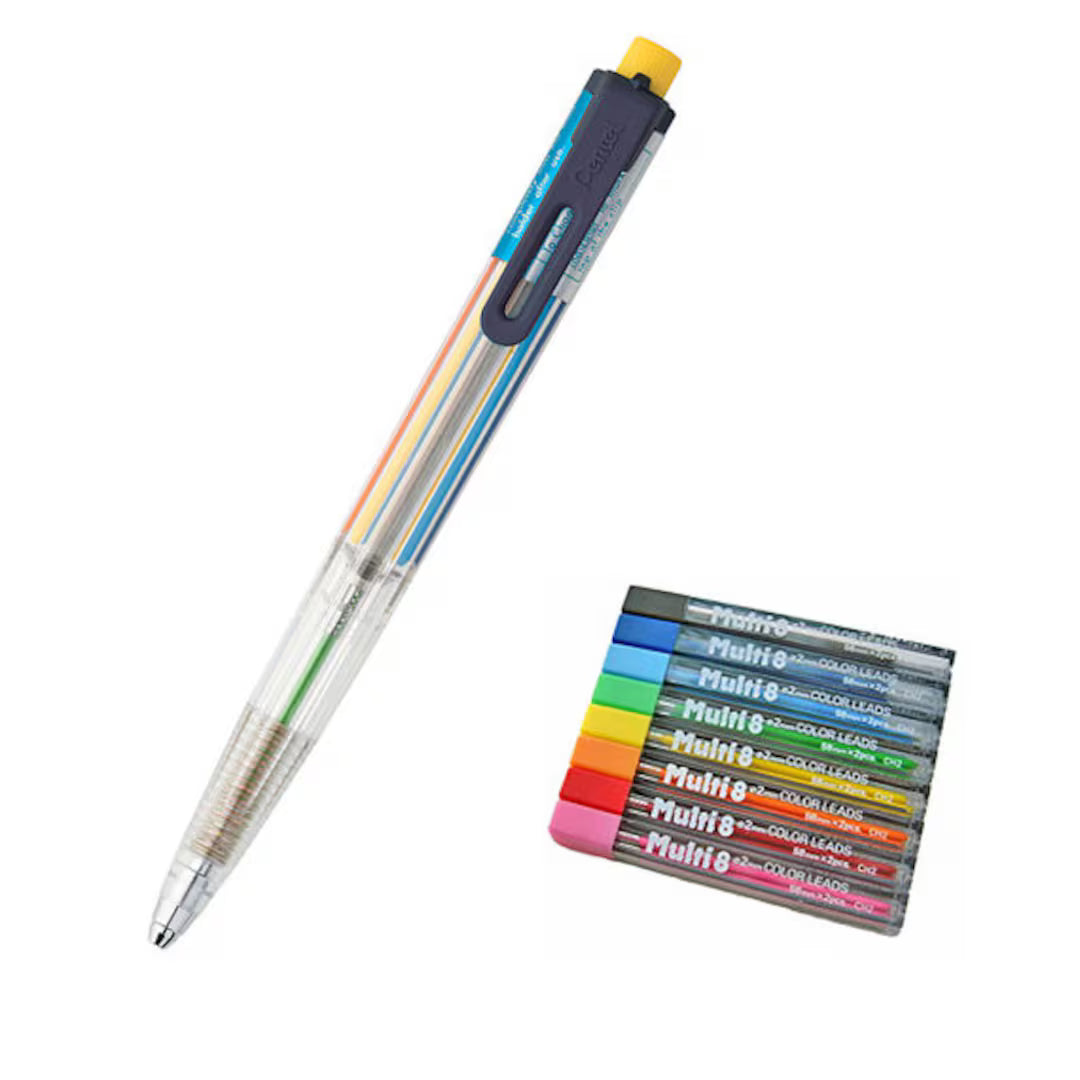 PENTEL, Autometic 8 Colour Pencil.