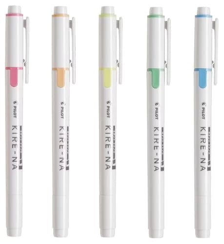 PILOT, Highlighter Pen - KIRE-NA | Set of 5.