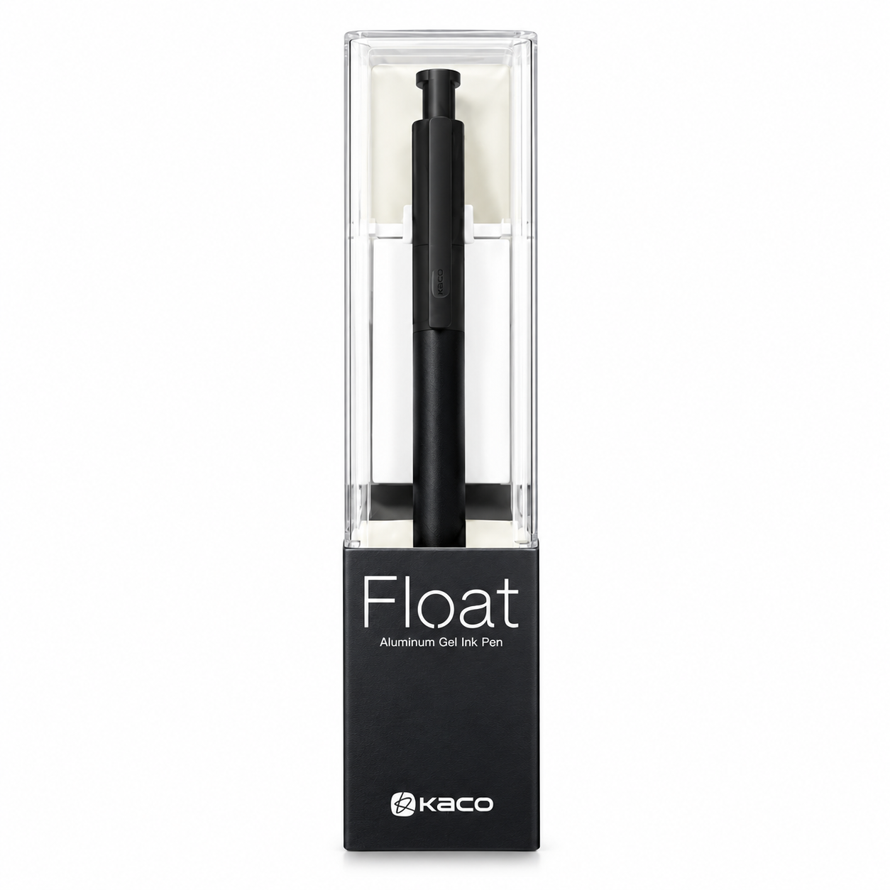 KACO, Gel Pen - FLOAT Aluminum | Black Ink | 0.5 mm.