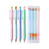 KACO, Gel Pen - ON | Rechargeable | Black Ink | Set of 4 | 0.5mm.