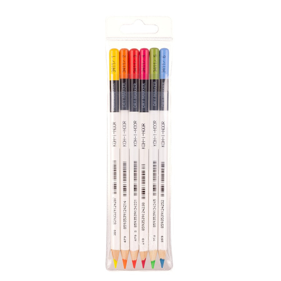 KOH-I-NOOR, Highlighter Pencil | Pack of 6.