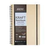 BRUSTRO, Kraft Sketch Book - Toned Paper.