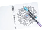 BRUSTRO, DIY Mandala Colouring Book | 9 x 9 | 160 gsm | 25 Sheet.