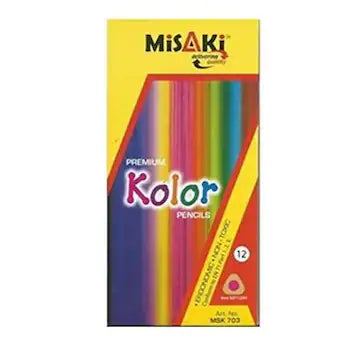 MISAKI, Colour Pencils - PREMIUM | 12 pcs.