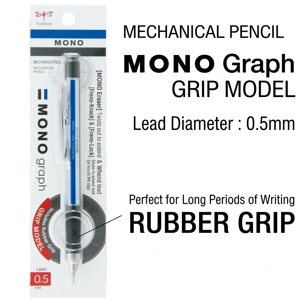 TOMBOW, Mechanical Pencil - MONO graph | 0.5 mm.