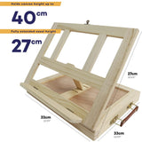 MONT MARTE, Tabletop Easel with Drawer | Signature.
