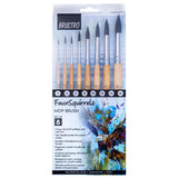 BRUSTRO, Mop Brush, Fauxsquirrelo | Set Of 8.