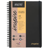 BRUSTRO, One Subject Notebook | A5 | 70 Gsm | 80 Page.
