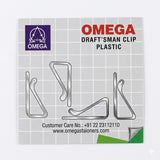 OMEGA, Drawing Board Clip - Plastic | 4 Pcs.