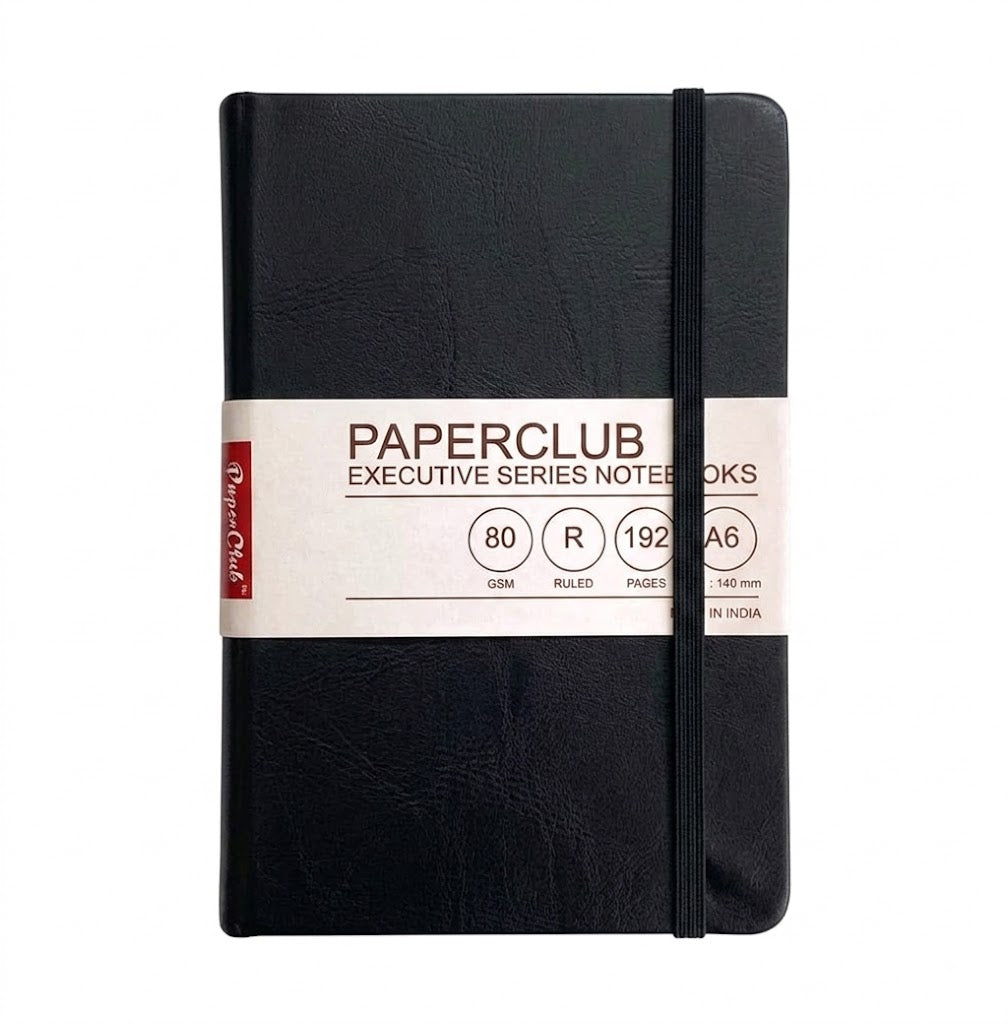 PAPERCLUB,  NoteBook - Executive Series | Ruled | A6 | 192 Pages | 80 gsm.