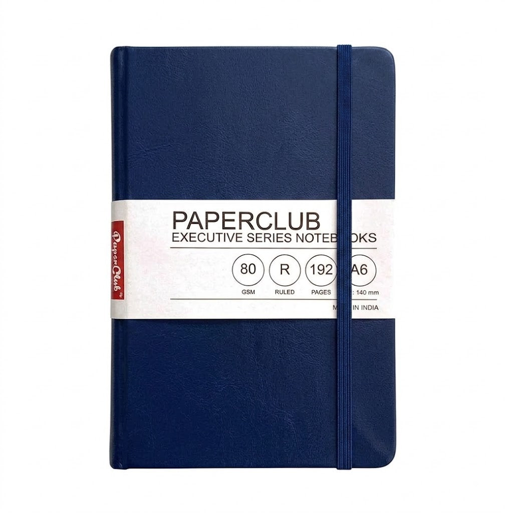 PAPERCLUB,  NoteBook - Executive Series | Ruled | A6 | 192 Pages | 80 gsm.