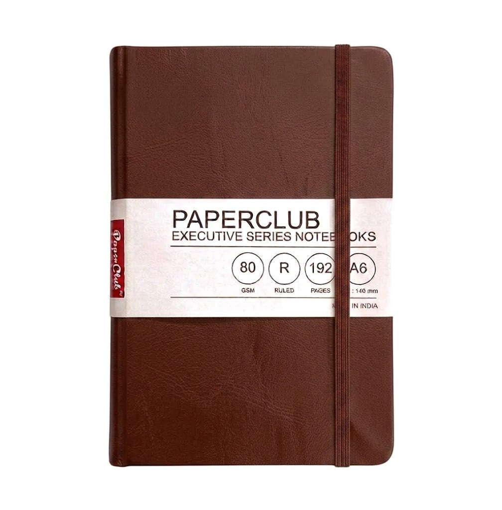PAPERCLUB,  NoteBook - Executive Series | Ruled | A6 | 192 Pages | 80 gsm.