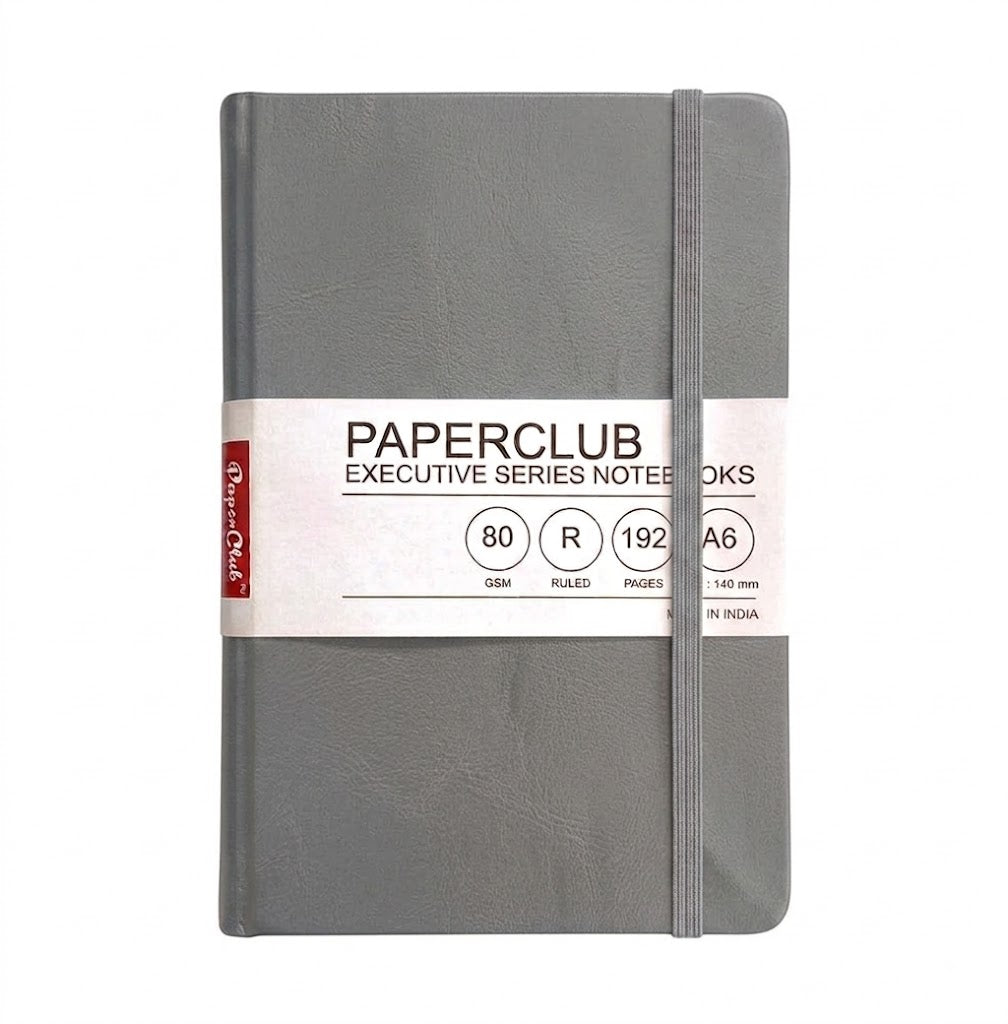 PAPERCLUB,  NoteBook - Executive Series | Ruled | A6 | 192 Pages | 80 gsm.