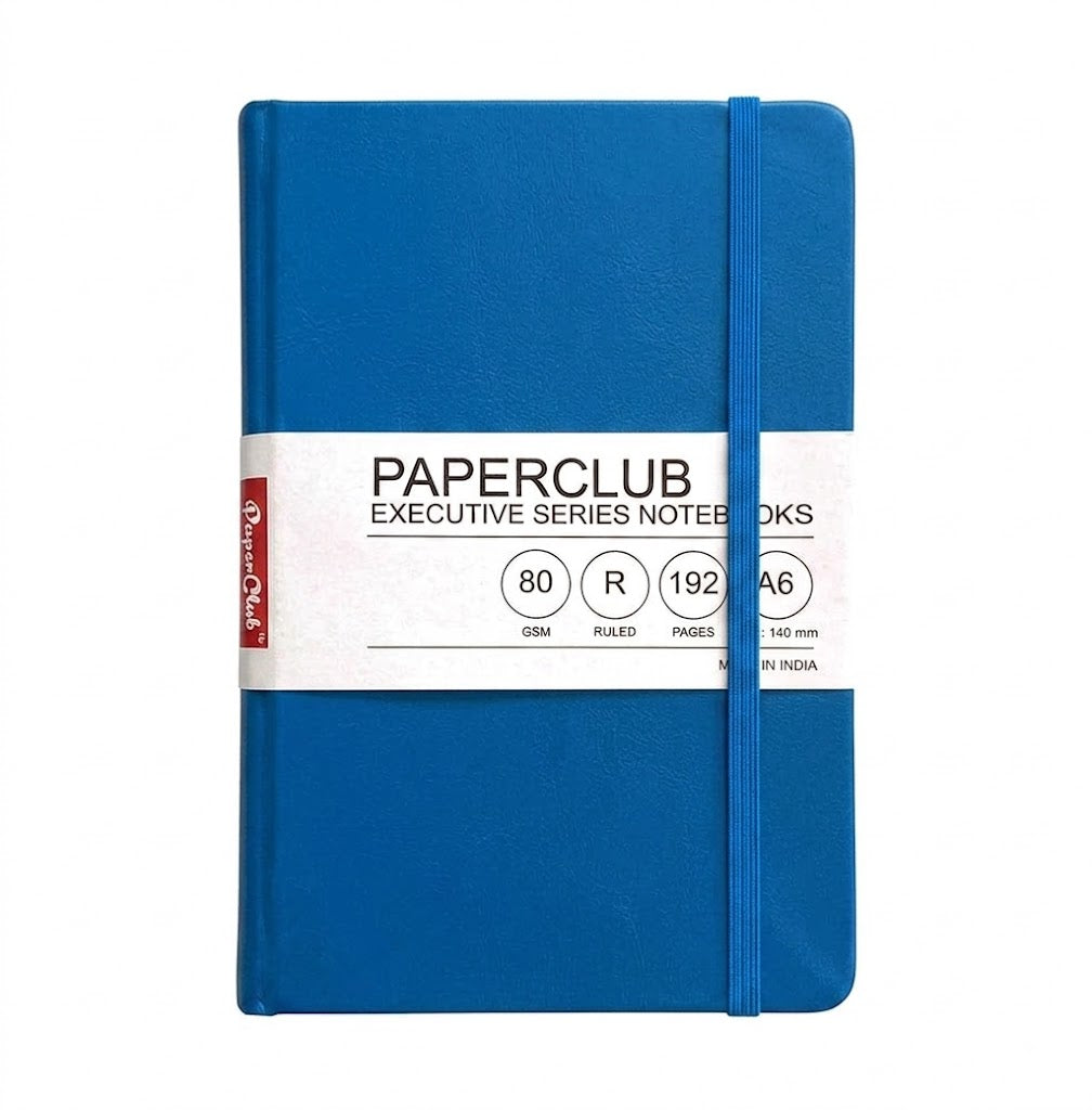 PAPERCLUB,  NoteBook - Executive Series | Ruled | A6 | 192 Pages | 80 gsm.