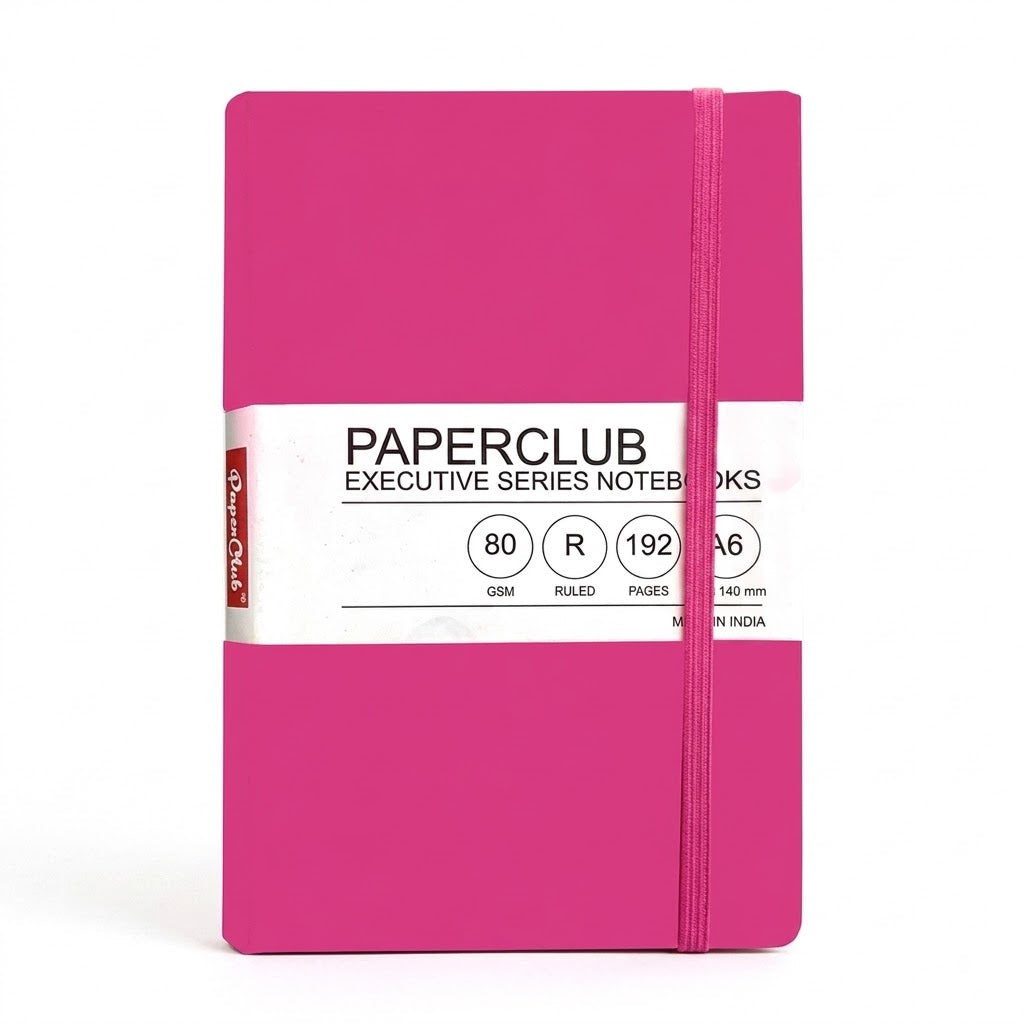PAPERCLUB,  NoteBook - Executive Series | Ruled | A6 | 192 Pages | 80 gsm.