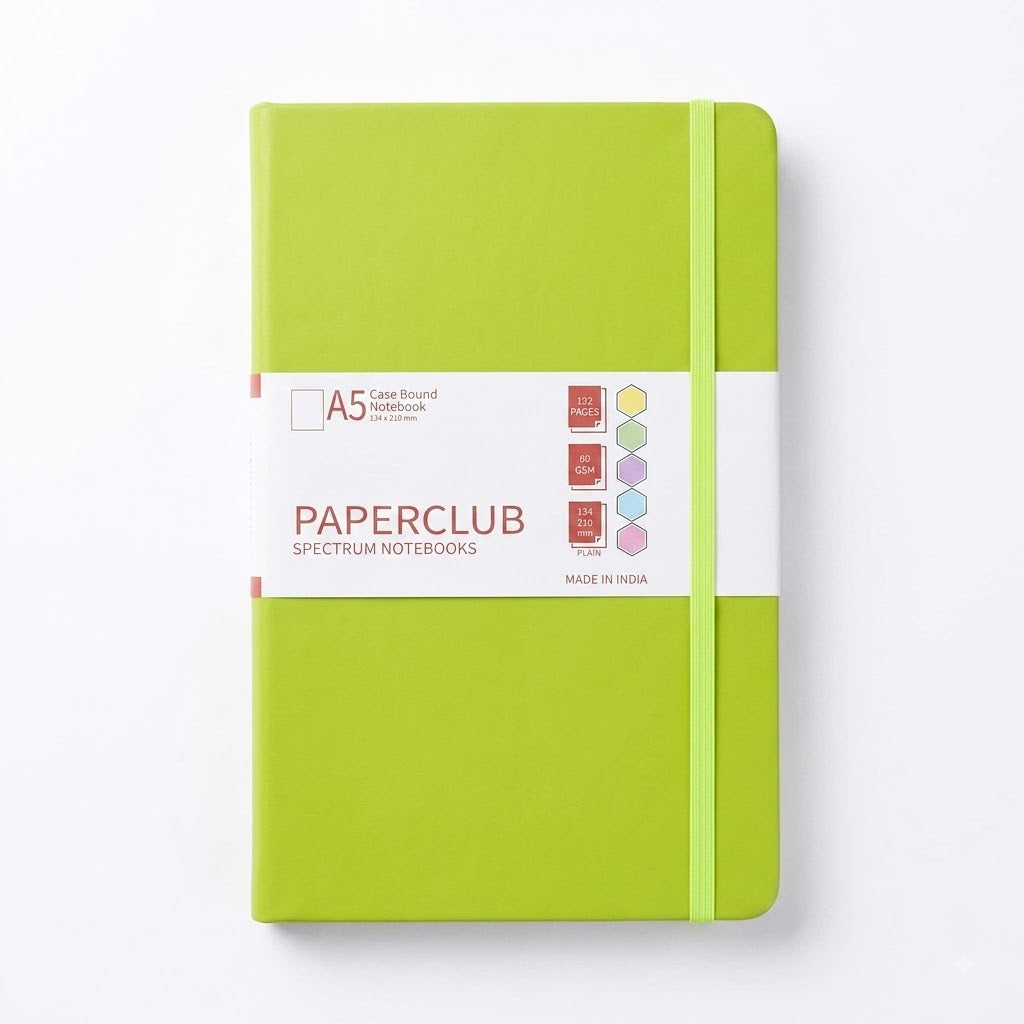 PAPERCLUB,  NoteBook - Spectrum | Plain | A5 | 192 Pages | 80 gsm.