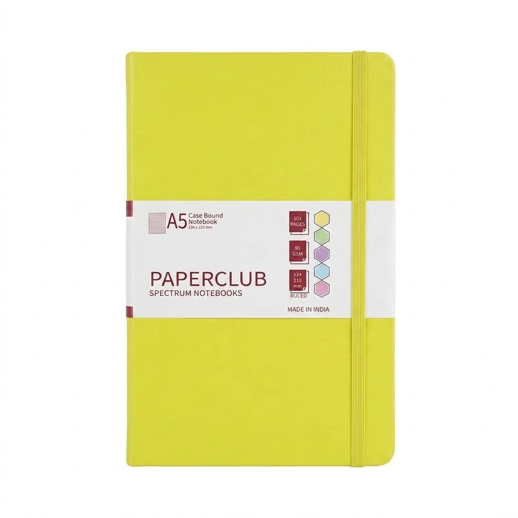 PAPERCLUB,  NoteBook - Spectrum | Ruled | A5 | 192 Pages | 80 gsm.