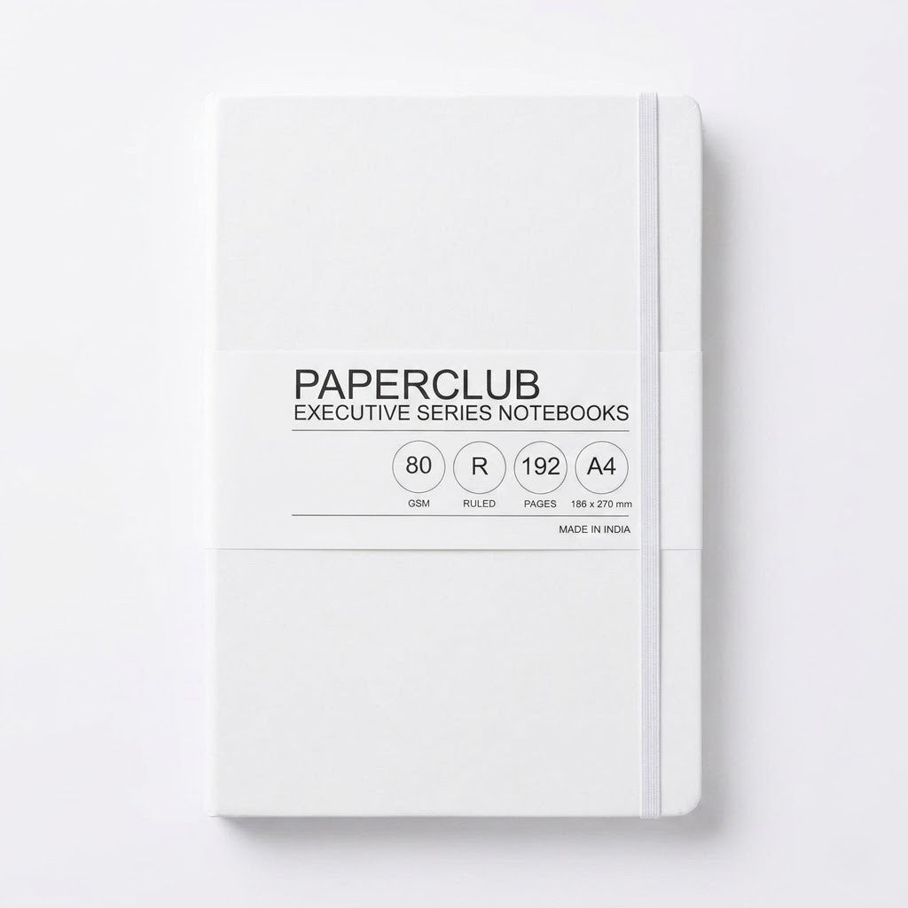 PAPERCLUB,  NoteBook - Executive Series | Ruled | A4 | 192 Pages | 80 gsm.