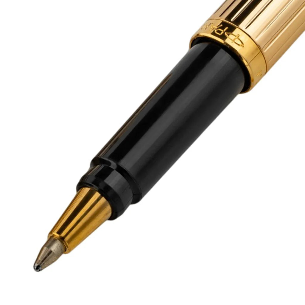 PARKER, Ballpoint Pen - RIALTO | Gold | Gold Trim.