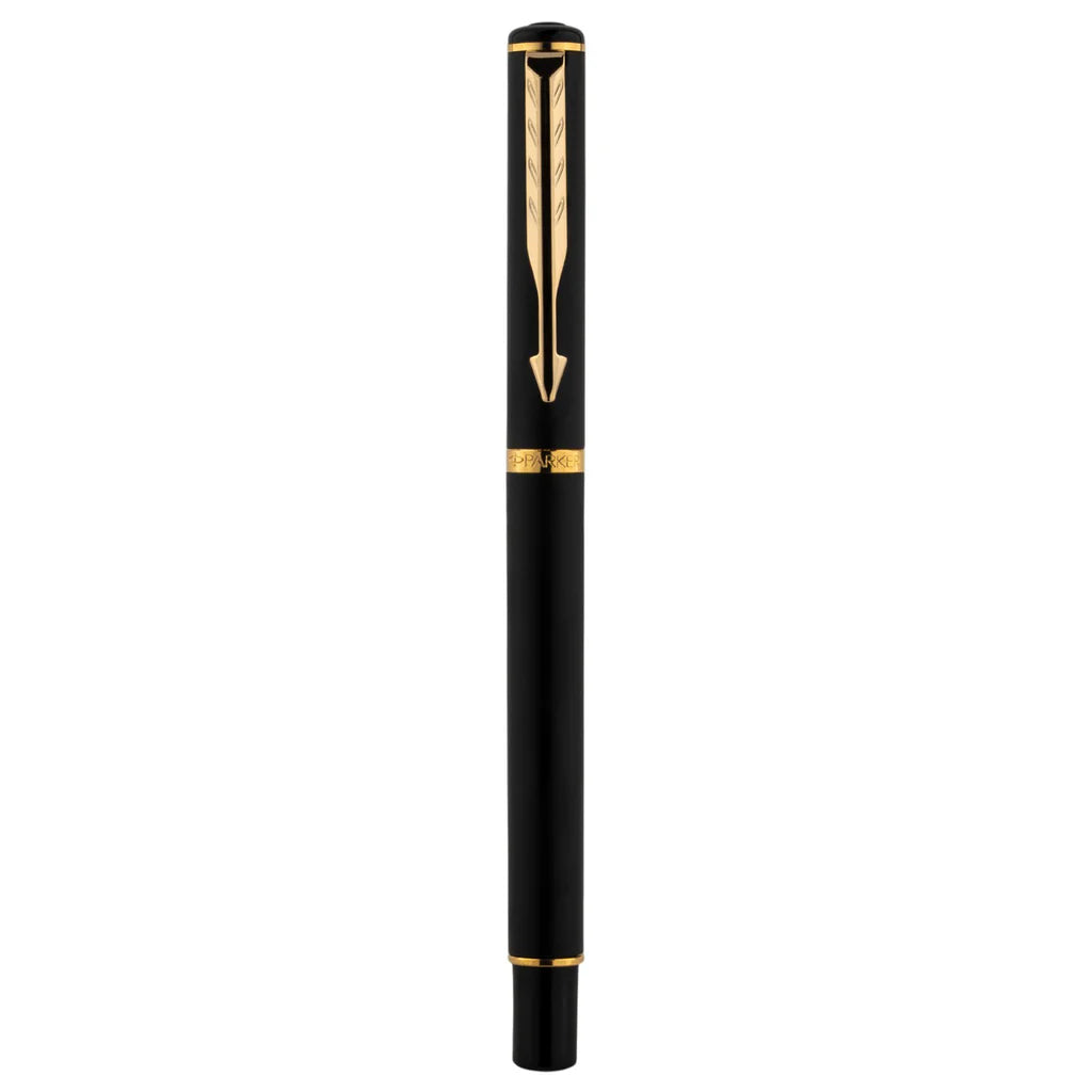 PARKER, Ballpoint Pen - RIALTO | Matte Black | Gold Trim.