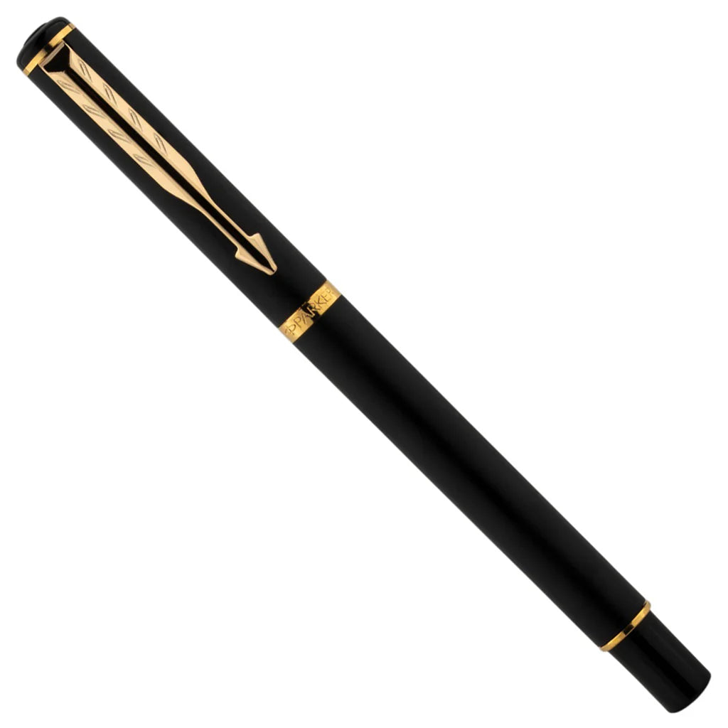 PARKER, Ballpoint Pen - RIALTO | Matte Black | Gold Trim.