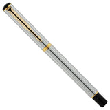 PARKER, Ballpoint Pen - RIALTO | Shiny Chrome | Gold Trim.