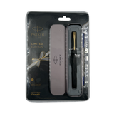 PARKER, Rollerball Pen - LIMITED EDITION | Matte Black | Gold Trim.