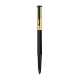 PARKER, Rollerball Pen - BETA Premium | Silver/Gold Finish Cap | Coated Clip.