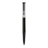 PARKER, Rollerball Pen - BETA Premium | Silver/Gold Finish Cap | Coated Clip.