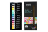 BRUSTRO, Acrylic Pastel Colour set - Artists | 12shades | 12ml.