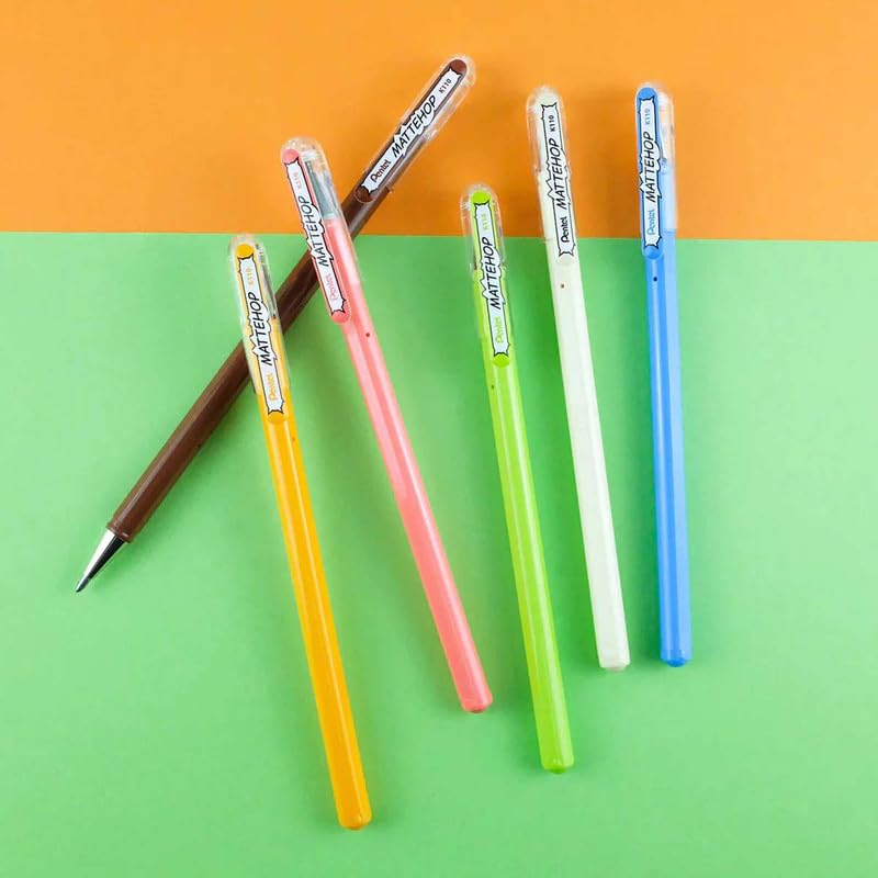 PENTEL, Rollerball Pen - Mattehop | Gel | Pastel Colour.
