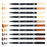 TOMBOW, Brush Pen - Dual | Set of 10.