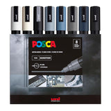 UNI, Paint Marker - POSCA | MONOTONE | Set of 8 | 1.8 ~ 2.5 mm.
