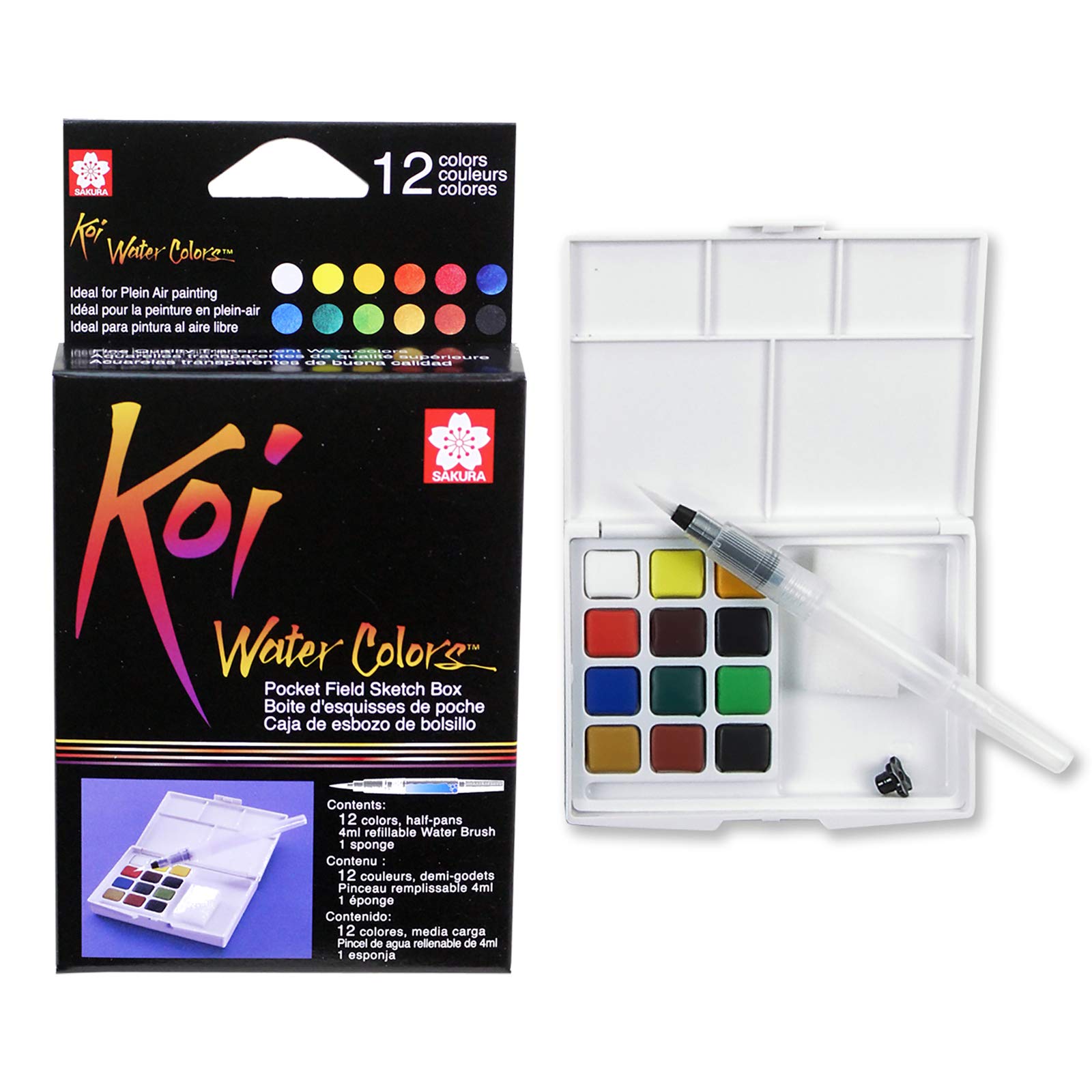 SAKURA, Water Colour | KOI | Box.